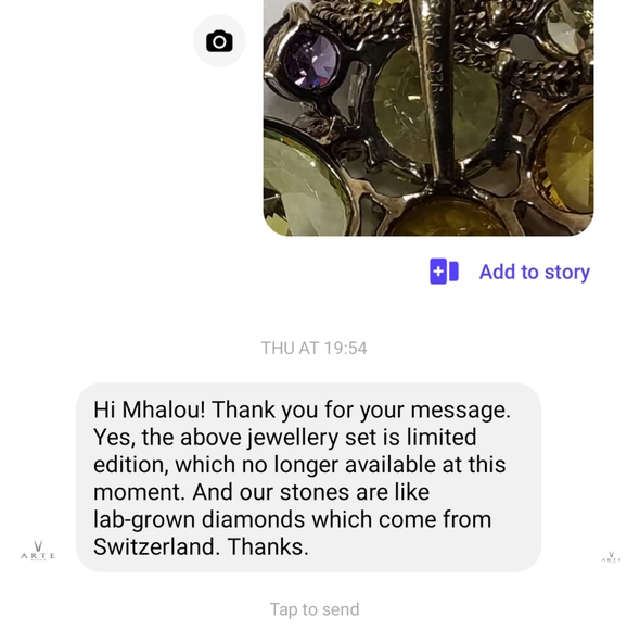 VINTAGE Limited Edition Set of DESEO Earrings and Necklace by Artē Madrid - Picture 2 of 13